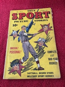 True Sport Picture Stories Vol 2 #9 October 1944 Negro & Women ball + MORE - Picture 1 of 13