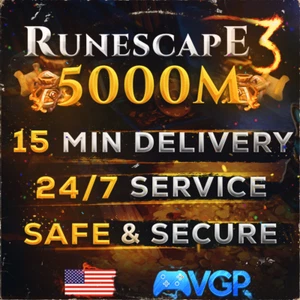 🔥 RuneScape 3 Gold 💰 5000M 💰 RS3 GP | 🚛 15 min Delivery | ✔️100% Positive FB - Picture 1 of 1