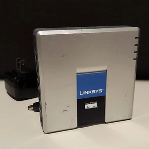 Linksys Cisco SPA2102 2-Port VoIP Wired Phone Ethernet Router w/ AC Adapter - A - Picture 1 of 4