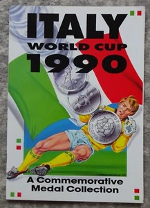 ITALIA 90 ITALY 1990 WORLD CUP COINS A COMMEMORATIVE MEDAL COLLECTION VERY GOOD - Picture 1 of 14