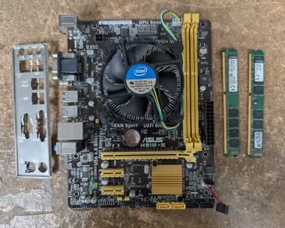 Asus H81M-A LGA1150 Micro-ATX H81 Motherboard w/ Intel Pentium G3220, 16GB DDR3 - Image 1 of 3