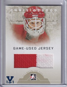  2008-09 Between The Pipes Jerseys #GUJ26 Chris Osgood JERSEY /90* - VAULT 1/1