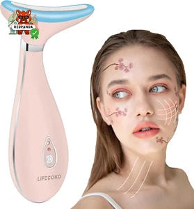 Massaggiatore Viso, Massaggiatore Di Bellezza per Il Viso E Il Collo, 45℃ Massag - Foto 1 di 12