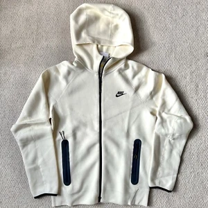 Small - Nike Men's Tech Fleece Hoodie - Coconut Milk - Picture 1 of 5