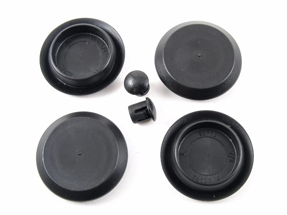 Dodge Coronet R/T Kit de tapones de orificio de perno de ventana de ventilación de puerta delantera - 1967-70 - 6 piezas - #050 Foto 1 de 4