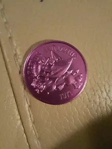 1971 unicorn bat legends and myths voodoo doll Mardi Gras Doubloon nola vintage - Picture 1 of 2