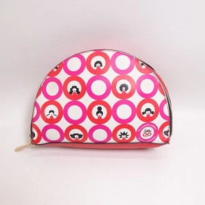 ELIZABETH ARDEN red white makeup bag cosmetic case toiletry travel pouch lot x 3 - Picture 1 of 9