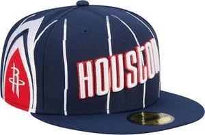 NEW ERA Houston ROCKETS city edition blue 59FIFTY size fitted cap hat nba - Picture 1 of 4