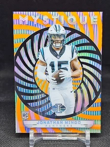 2023 Panini Illusions Football Orange Mystique RC Jonathan Mingo #19 Panthers - Picture 1 of 2