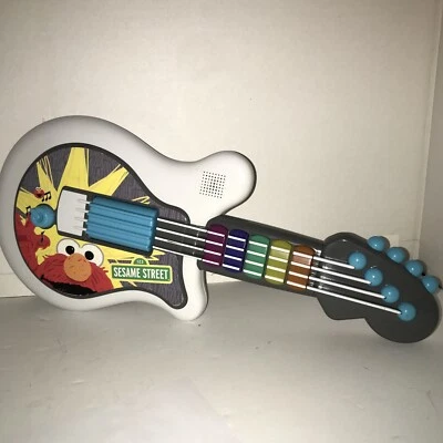 Sesame Street Elmo Guitar Rock  2010 Hasbro Musical Light-up Keys. Works - Image 1 of 4