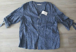 ETERNA MODERN CLASSIC 3/4 ARM BLUSE Gr. 44 46 48 blau bedruckt *NEU* 69,95€ - Bild 1 von 3