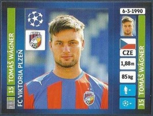 PANINI UEFA CHAMPIONS LEAGUE 2013-14- #295-VIKTORIA PLZEN-TOMAS WAGNER
