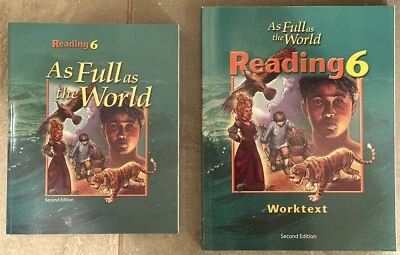 Bob Jones Reading 6 As Full As The World - Reading Text Book & Student Text - Image 1 of 3