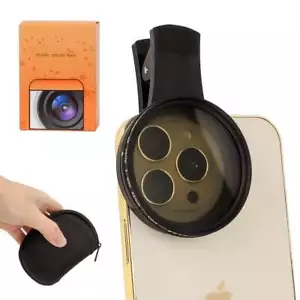 Universal Solar Eclipse Camera Lens Filter with Clip for Smartphone Enhancing US - Picture 1 of 11
