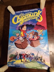 THE CHIPMUNK ADVENTURE Original Movie Cinema Poster - 1987 - Picture 1 of 10
