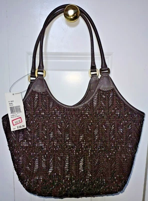 Bolso de Mano Nine West Shoreline, Marrón, Lados Geométricos/Texturizados, Nuevo con Etiquetas Foto 1 de 4