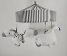Baby Crib Mobile Gray and White Jungle Animals ~ REPLACEMENT PART ONLY ~ FS