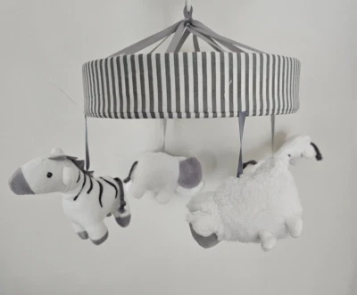 Cuna Móvil Animales de la Selva Gris y Blanco ~ SOLO PIEZA DE REPUESTO ~ FS Foto 1 de 3