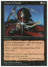 Magic the Gathering MTG Touch of Death (200) Fifth Edition   LP
