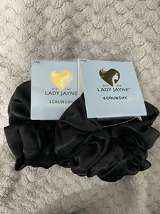 2PK Lady Jayne Hair Scrunchy Secure Hair Scrunchie Ponytail Hairstyle 3788B - Picture 1 of 1