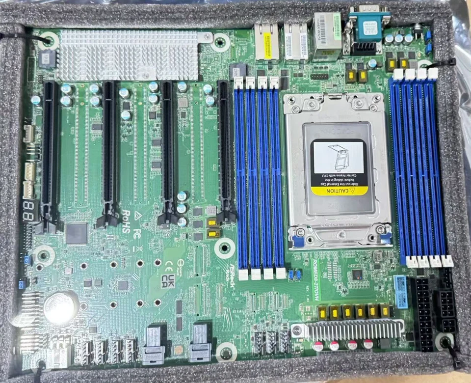 ASRock ROMED8-2T/OVH  Motherboard AMD EPYC7002 7003 Socket SP3 LGA4094 PCIe ATX - Image 1 of 1
