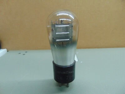 Tubo de vacío globo de audio Cunningham CX 71A muy fuerte en base grabada TV-7D Foto 1 de 4