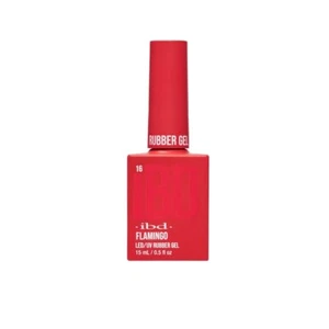 IBD Rubber Gel Polish 16 Flamingo 0.5oz - Picture 1 of 2