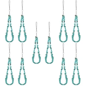 2 Pcs Steine Zarte Hand Handgelenk Riemen Hängen Saiten Telefon Ketten - Zdjęcie 1 z 12