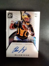 Elias Diaz Pittsburgh Signed Optic Rookie Card