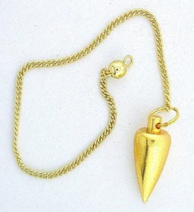 Cadena de péndulo de metal color dorado Reiki metafísica GMP1 - Imagen 1 de 1