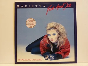 Marietta – 12“ Maxi – Fire And Ice / CBS A 12.6827 von 1986 - Imagen 1 de 2