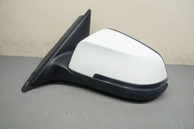 BMW 740i 2013-2015 OEM LADO DEL CONDUCTOR IZQUIERDO ESPEJO RETROVISOR LATERAL ELÉCTRICO BLANCO 2 ENCHUFES Foto 1 de 4