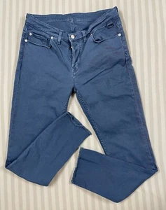 ZADIG & VOLTAIRE JEANS David Crop SPI Blau Herren 33x30 Raw Edged Hems Italy Made - Bild 1 von 21