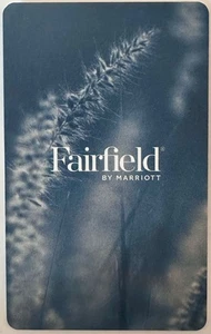 Fairfield Inn by Marriott Blue Gray Design Hotel Room KEY CARD - Picture 1 of 2