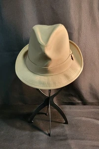 Vintage Stetson Herren 7 1/4 Fedora Hut wasserabweisend Regen Made in USA Kostüm - Bild 1 von 9