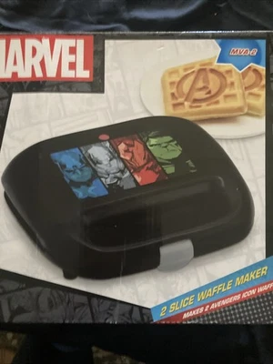 Avengers Marvel 2 Slice Waffle Maker Preowned Model :MVA 2 Used - Image 1 of 3