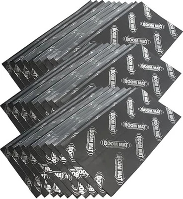 Design Engineering 50214 Boom Mat Sound Deadening with Adhesive Backing 30 Pack - Image 1 of 2