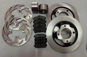 KIT FRENI COMPLETO ANTERIORE E POSTERIORE PER LIGIER JS 50 DAL 2014 - Foto 1 di 1