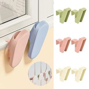 Zapatero de secado de plástico sin perforaciones para colgar zapatillas estante de almacenamiento resistente - Imagen 1 de 8