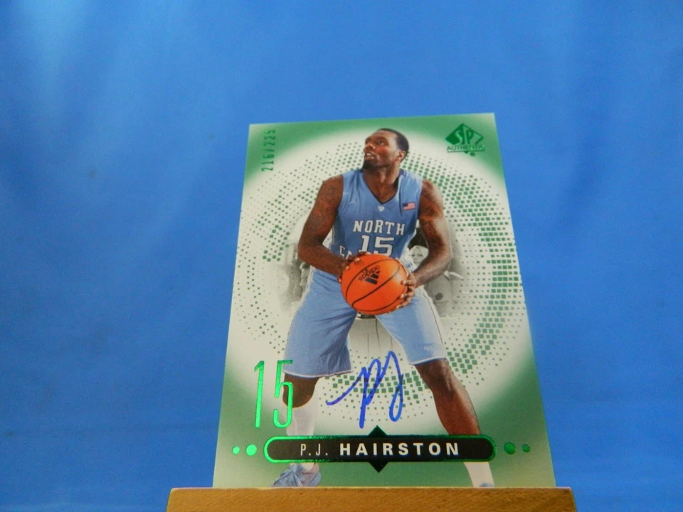 PJ Hairston SPA Sp Authentic 2014-15 RC Rookie Autograph auto /225 Green - Image 1 of 2