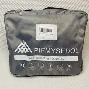New PIFMYSEDOL Men’s Heated Jacket w Battery Pack Black Large Outdoor Adventure. - Picture 1 of 3