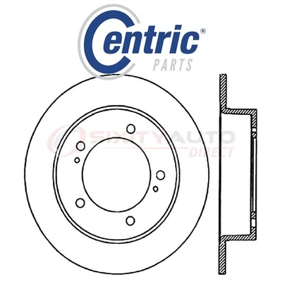 Centric C-TEK Disc Brake Rotor for 1989-1997 Geo Tracker 1.6L L4 - Kit Set st — 第 1/4 张图片