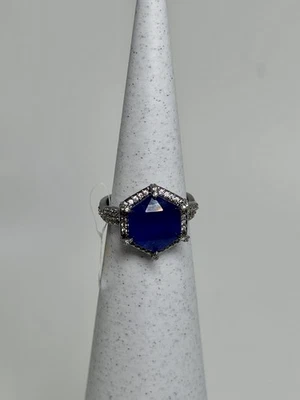 Anillo Bomb Party Talla 7 RG30401 “Feel The Breeze” LC Zafiro Crepúsculo + Cuarzo Foto 1 de 4