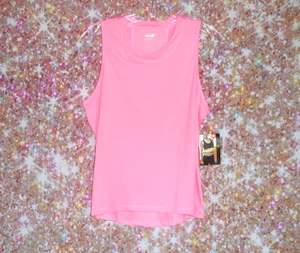Avia Performace Tank Loose Fit JUNIORS SIZE MEDIUM Light Neon Pink - Picture 1 of 8