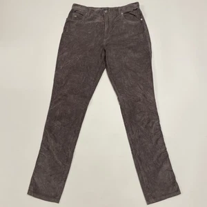 Calvin Klein Corduroy Trousers Womens W30 L32 Grey Needle Cords Skinny Stretch - Picture 1 of 11