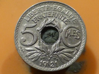 5 CENTIMES - LINDAUER - 1921 - RECHERCHEE & RARE QUALITE SUP ! - Photo 1/2