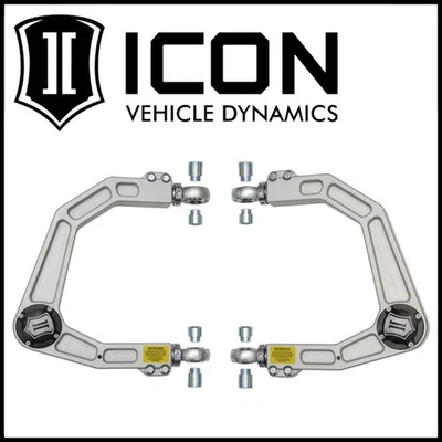 ICON Billet Upper Control Arms Delta Joint Kit fit 08-21 Toyota Land Cruiser 200 Foto 1 de 4