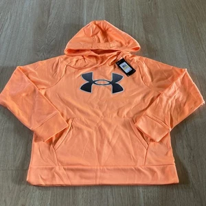 NEU Under Armour Rival Fleece Logo Pullover Hoodie Sweatshirt Damen Medium - Bild 1 von 14