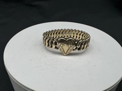 Antiguo Brazalete Pitman Keeler American Queen Expansión Esterlina Sweetheart Foto 1 de 4