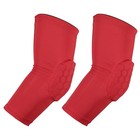 2 Pcs Elbow Brace Compression Support Sleeve Joint Pad Women Men Red Xl Size